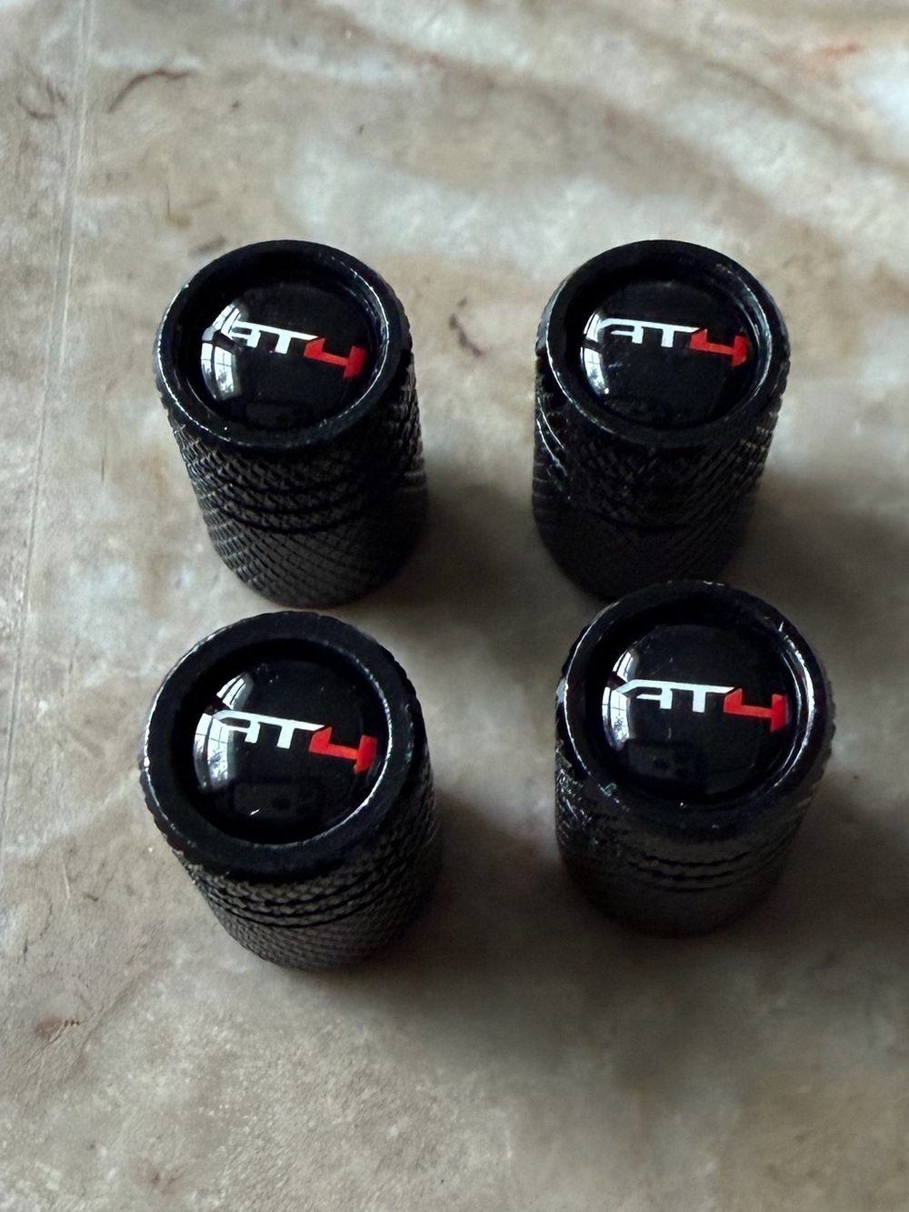 AT4 Tire valve stem caps set of 4 NWT